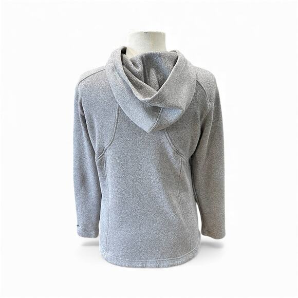 Eddie Bauer Women’s Size Medium Gray Full Zip Pockets Fleece Athletic Jacket - Picture 2 of 14